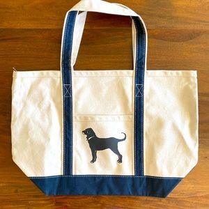 THE BLACK DOG Classic Canvas Tote Bag BRAND NEW- NEVER USED